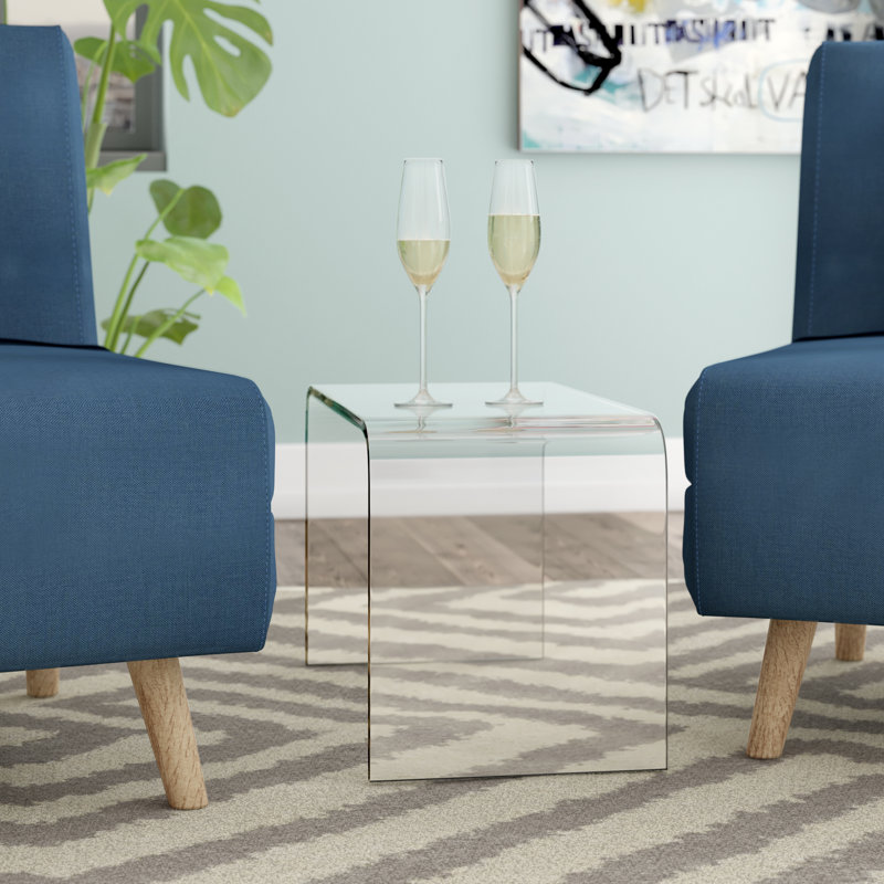 Orren Ellis Rudisill Acrylic End Table & Reviews Wayfair